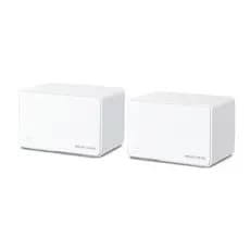 Kit de Roteador Halo H80X(2 unid) Dual Band AX3000 Sistema Mesh Wi-Fi 6, Cobre até 460 m², Mercusys