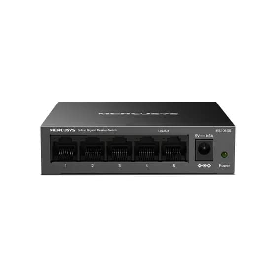 Switch de Mesa - MS105GS Com 5 Portas 10/100/1000Mbps, Caixa Metálica - Mercusys