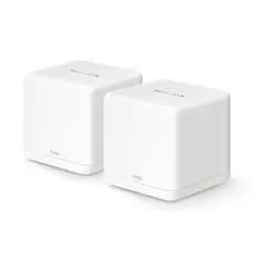 Roteador Halo H60X(2. unid) Dual Band AX1500 Sistema Mesh Wi-Fi 6, Cobre até 350 m², 100 dispositivos Mercusys