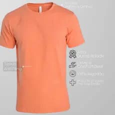 Camiseta Masculina Camisa Lisa 100% Algodão Premium Fio 30.1 Confortável Daily