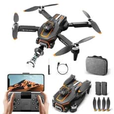 Drone profissional GT5 com motor sem escovas e câmara HD Wi-Fi FPV + 2 baterias