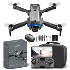 Drone S8S Pro Max 4K - Câmera Tripla, Motor Brushless, 2 Baterias, 200m Alcance | Garantia 3 Meses