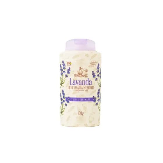 Talco Perfumado Memphis Lavanda 100g