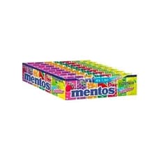 Drops Mentos Tubo Sabor Rainbow Display 16 Unidades 600g