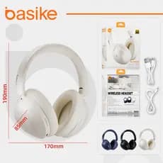 BASIKE Fone De Ouvido Sem Fio Bluetooth ANC Headphone Sem Fio Dobráveis A Qualidade de Som Bluetooth 5.4 HiFi