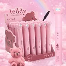 Rímel Vivai Teddy Volume Extremo Alongamento Máscara Cílios Prova D’Água Longa Duração Profissional