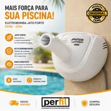 Eletrobomba Fame Jato Forte 220v com Acionamento Automático para Chuveiro Pressurizador de agua fame
