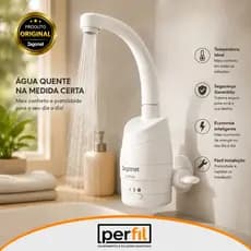 TORNEIRA LUNA 4 TEMPERATURAS 5500W 220V BRANCO ZAGONEL torneira de pia de cozinha torneira cozinha