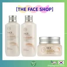 [THE FACE SHOP] Creme De Emulsão De Toner De Ceramida De Arroz Hidratante Cuidados Com A Pele Coreana
