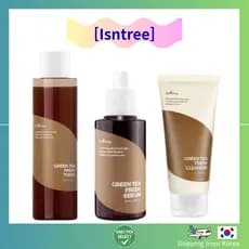 [Isntree] Soro De Toner De Limpeza Fresca De Chá Verde Para Cuidados Com A Pele Coreana