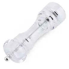 Moedor de Sal e Pimenta Grande – Acrílico Resistente, Ideal para Churrasco e Cozinha