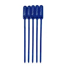 100 Lacre Malote Numerado 31 CM Azul