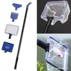 [Temponetics] Kits De Ferramentas De Limpeza De Aquário 5 Em 1 Conjunto Tanque De Peixes Rede Ancinho De Cascalho Raspad