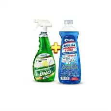 Kit Desengordurante + Limpa panelas Brilha tudo tira gordura brilha aluminio, limpa fogão, tira gordura