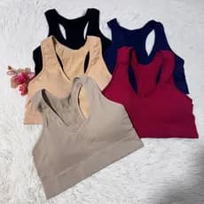 Top Academia Nadador Fitness Poliamida Importada Sustentação Academia Regata Treino Roupas Femininas