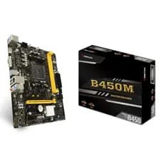 PLACA MAE BIOSTAR B450MH M2 DDR4 HDMI VGA USB 3.2
