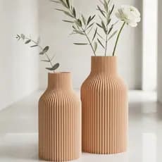 Vaso Decorativo Japandi Minimalista Decoração Moderna Elegante para Sala Casa e Escritório
