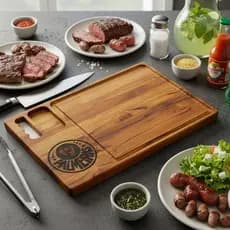 Tábua De Carne Personalizada Palmeiras Tema De Time