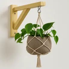 Kit 4 Mão Francesa Para Pendurar Vaso De Planta Na Parede Vasinho de Flor Decoração Suporte Vasos