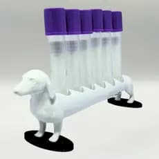 Suporte Porta Tubos de Coleta Veterinária Biomédica Cão Gato Diversos Modelos