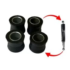 KIT 4 COXIM AMORTECEDOR INFERIOR E SUPERIOR TITAN 150 / ES / KS (Ano 2000 em diante)