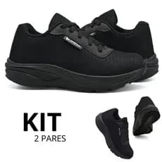 Kit Tenis Infantil Menino Menina Macio Escolar