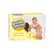 Sabonete Pom Pom 1x Barra Glicerinado Pom Pom 70g