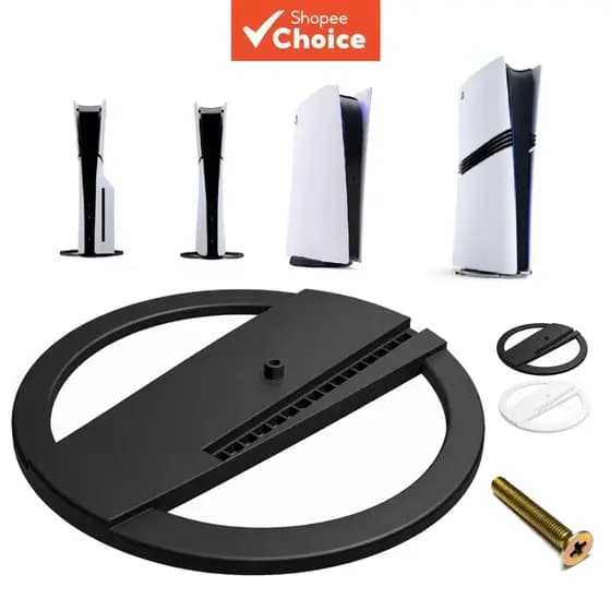 Suporte Vertical PS5 Slim FAT Mesa Base Estabilizadora p/ Playstation 5 Acessório Gamer Impressão 3D