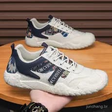 Tênis masculino de malha respirável leve estilo Forrest Gump sola macia confortável casual All-Match adequado para uso n