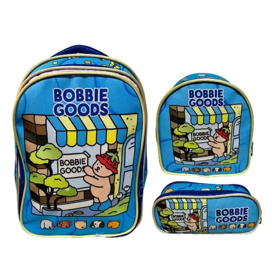 Kit Mochila Escolar Sem Carrinho, Estojo, Lancheira térmica com personagem