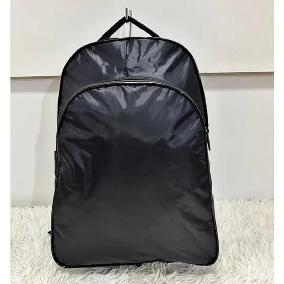 Mochila Preta Nylon 70 Com 2 Divisão Unissex
