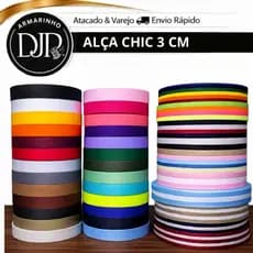 Alça Chic 30mm (3cm) Premium Para Bolsas, Mochilas, Necessaires e Artesanato | Várias Cores