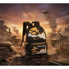 Mochila de Costas Free Fire Batalha Real Juvenil Meninos