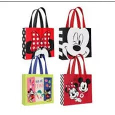 Sacola Ráfia Ecobag Retornável Desenho Infantil Resistente