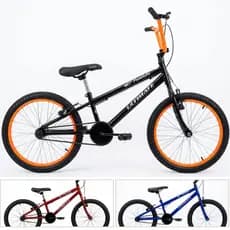 Bicicleta Aro 20 Cross Bmx FreeStyle Infantil Juvenil Freio V-brake Azul Vermelho Preto Laranja Ultimate