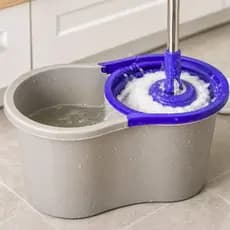 🧹 Mop Giratório Profissional Esfregao 360º com Balde Duplo Centrifugo Limpeza - Sortido.
