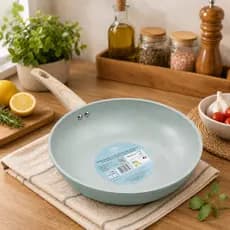 🍳✨Frigideira Nanoceramico de 24cm - Verde Granito✨🍳