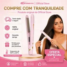 MAIMEITE Prancha Alisadora Cerâmica Profissional 2 em 1 Chapinha e Modelador de Cachos 220°C Bivolt