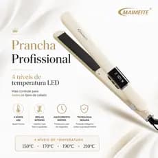 MAIMEITE Modelador De Cachos E Chapinha 2 Em 1 Mini Alisador Profissional Bivolt S638