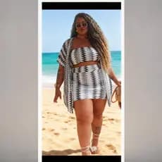 CONJUNTO KIMONO PLUS SIZE\CONJUNTO PLUS SIZE CALOR\CONJUNTO SAIA CROOPED E KIMONO
