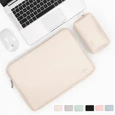 Capa de Couro Cinza Resistente a Agua com Organizador Para Ipad e Tablet até 12 Polegadas Proteção Case