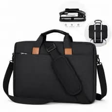 Maleta Executiva Resistente Grande Para Notebook Bolsa Impermeavel Alça Sofisticada Capa 15 Polegadas Preta Protetora