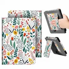 Capa com Suporte Para Amazon Kindle 11ª Geração 2022 E 2024 6 polegadas Case Protetora Florida Leitura Feminina