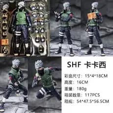 Naruto SHF Modelo Haiyi Kakashi Compartilhar Burden Hero Edição Limitada Anime Anime Modelo de Brinquedo