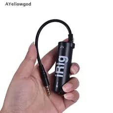 AYellowgod Guitarra Interface Conversor IRig De Substituição Para Telefone Novo .