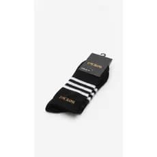 Kit 6 Pares Meia Masculina Cano Médio Algodão Confortável Branco Preto Azul