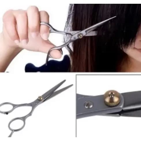 Tesoura para cortar cabelo fio a laser para barbeador e cabelereiro - salão