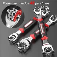 48 In 1 360o Multifunctional Wrench Set Tools Universal Socket Wrench F3