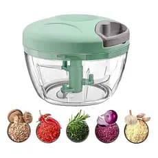 Processador Alimentos Manual Triturador De Alimentos 500ml tritura Alho Cebola Tomate Moedor Carne
