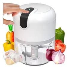 Triturador Mini Processador De Alimentos Multifuncional Cor